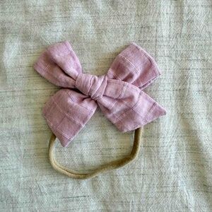 Little Poppy Co Headband with Bow - Purple